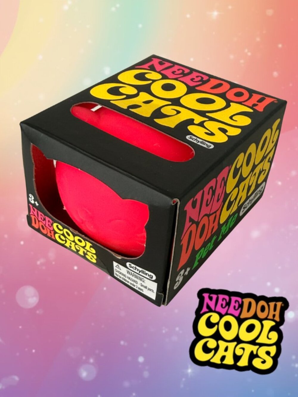 🩷 NeeDoh | Cool Cats - Pink